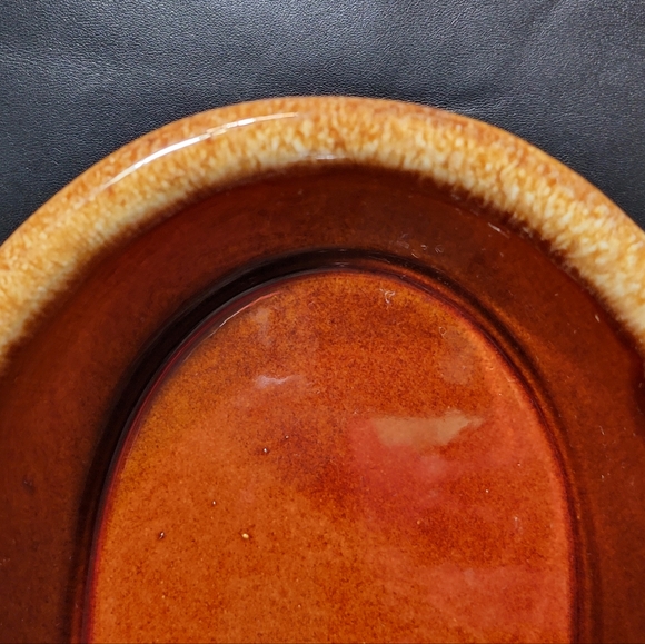 Vintage Pottery Hull USA Oven Proof Brown Drip 10" x 7" Oval Casserole Dish EUC - Picture 17 of 17